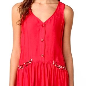 Urban Outfitters Bumble Bees Red Dress Cooperative